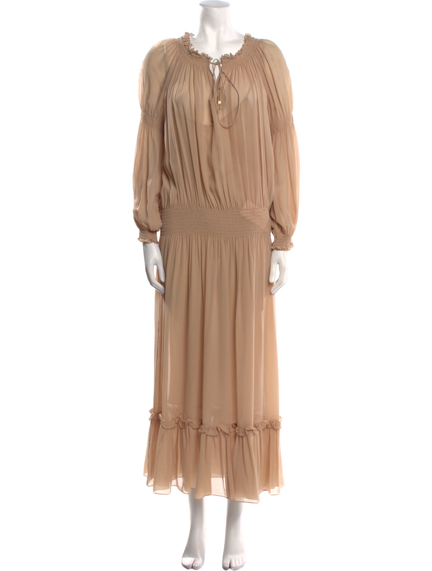 Celine Silk Long Dress