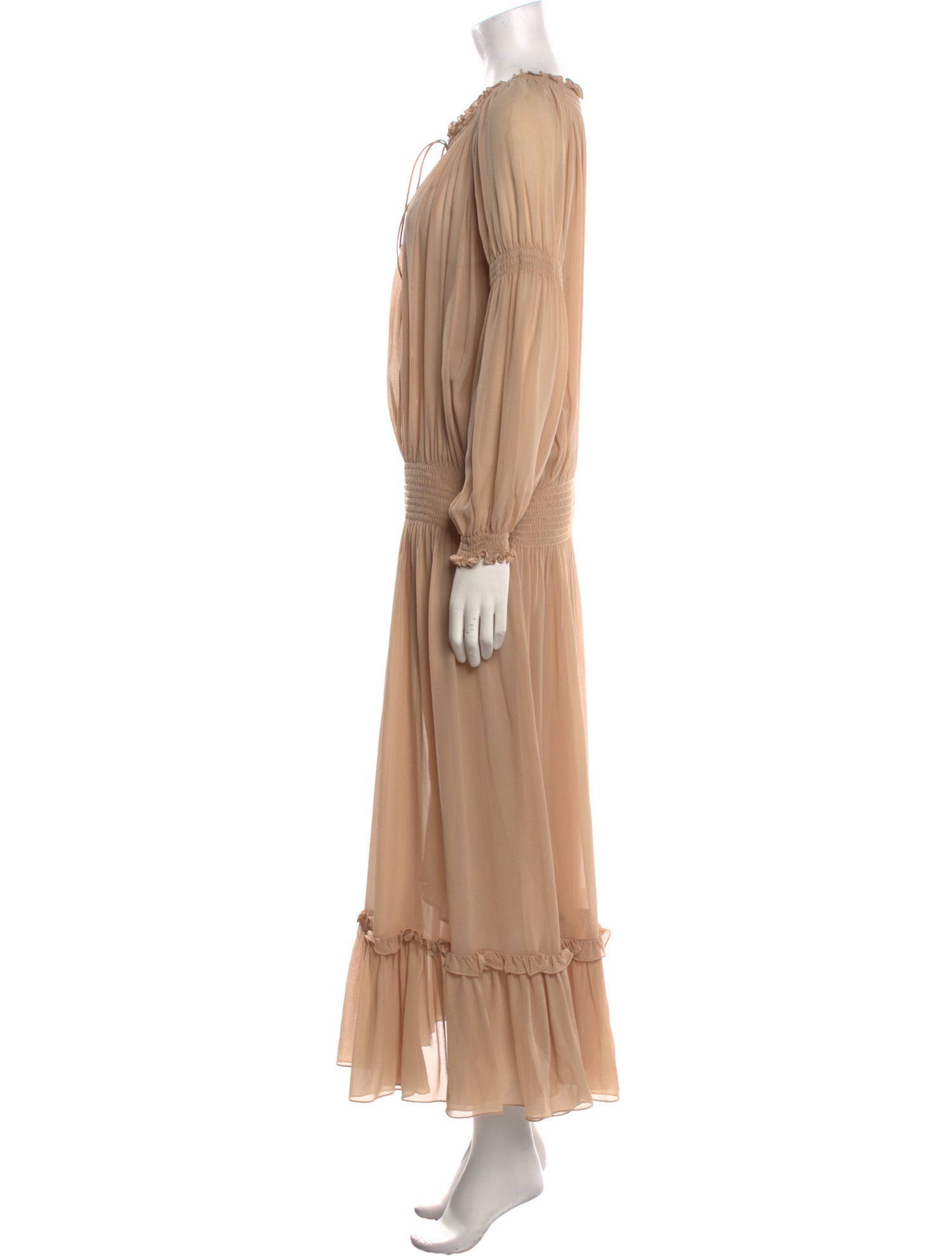 Celine Silk Long Dress