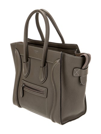 Celine Leather Tote Micro