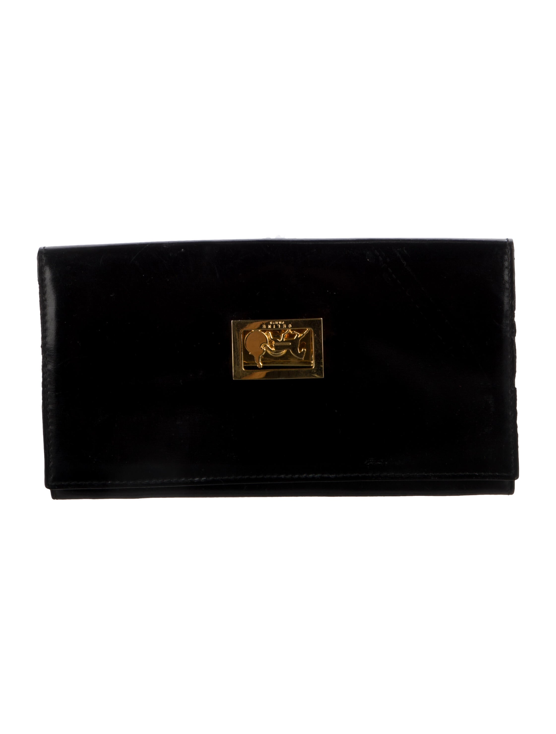 Celine Leather Shoulder Bag Vintage