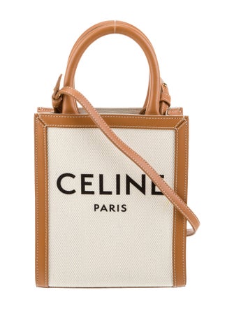 Celine Canvas Vertical Cabas Mini