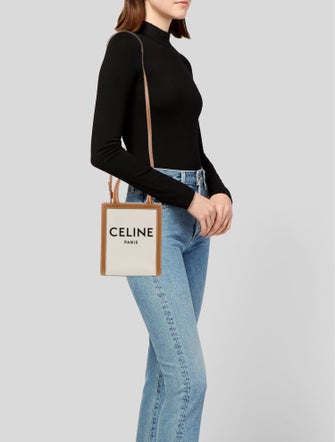 Celine Canvas Vertical Cabas Mini