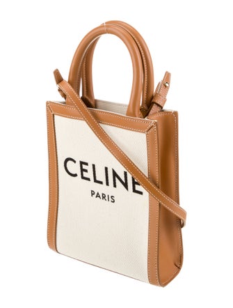 Celine Canvas Vertical Cabas Mini