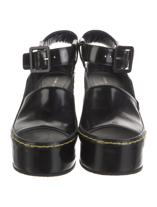 Celine Leather Slingback Flats