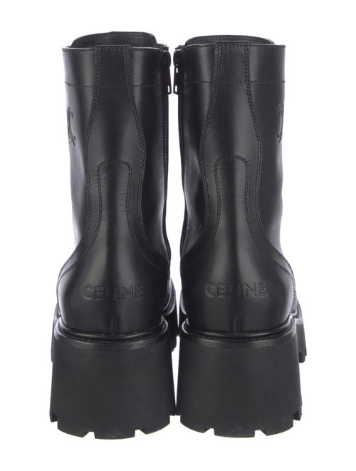 Celine Leather Combat Boots