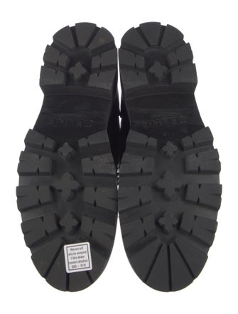 Celine Leather Combat Boots