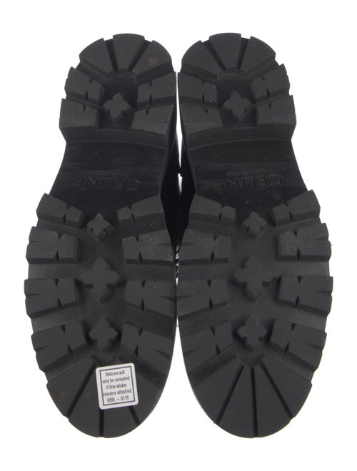 Celine Leather Combat Boots