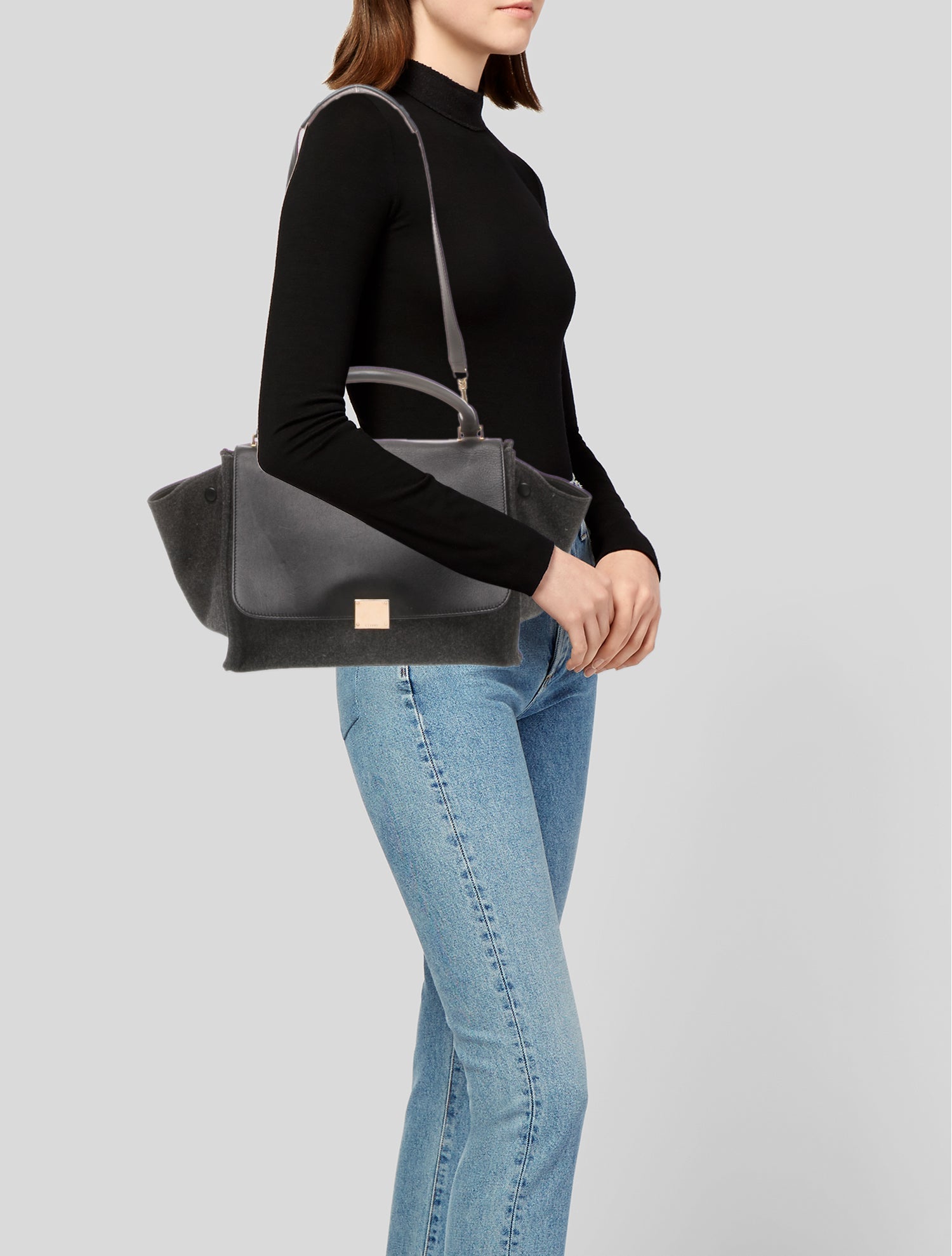 Celine Wool Trapeze Medium