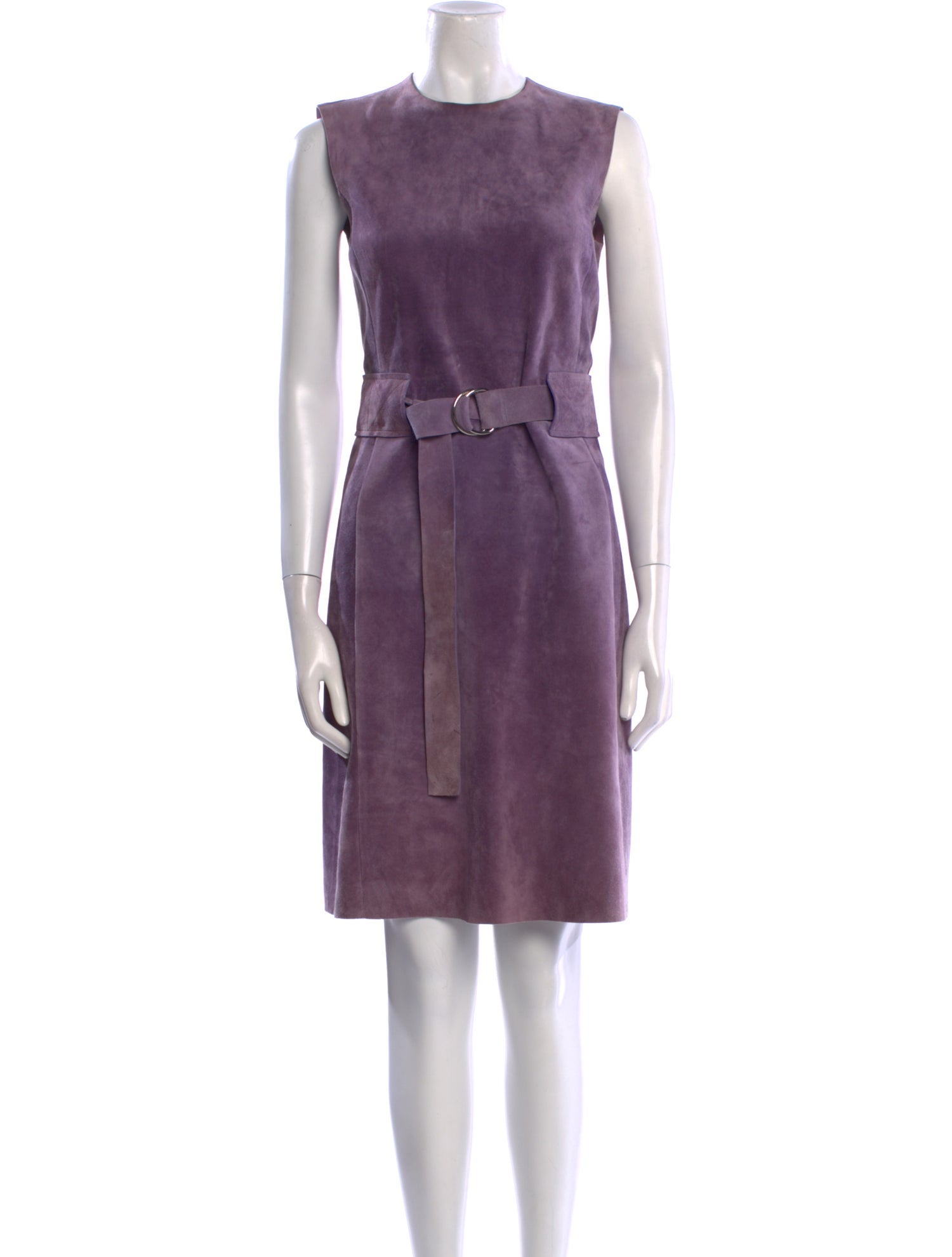 Celine Leather Knee-Length Dress