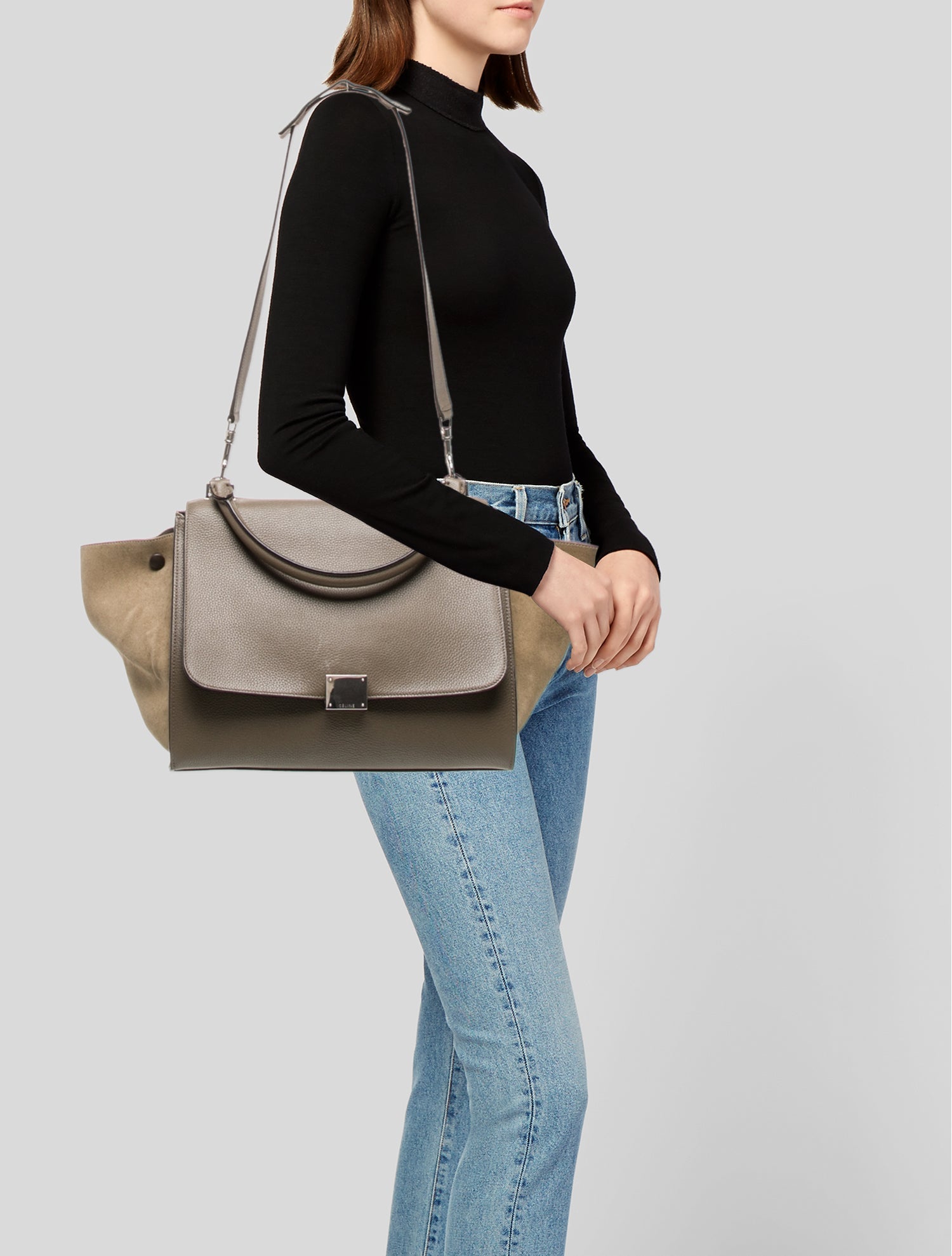 Celine Leather Trapeze Medium