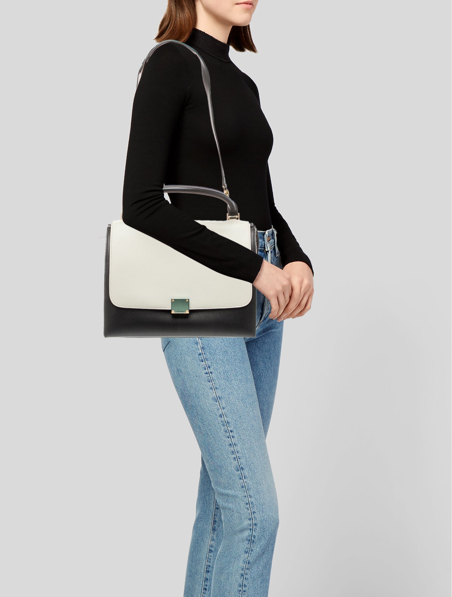 Celine Leather Trapeze Medium