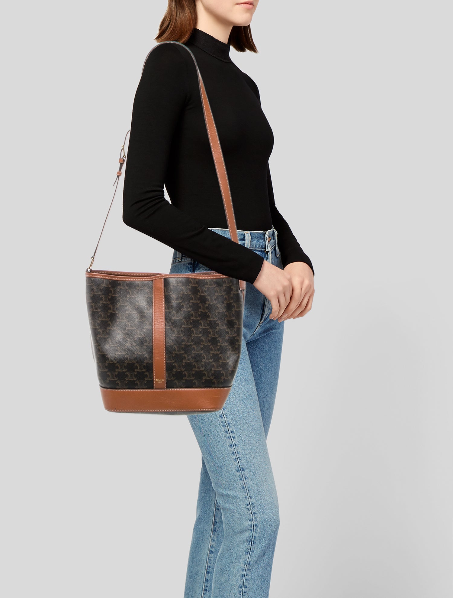 Celine Triomphe Bucket Bag