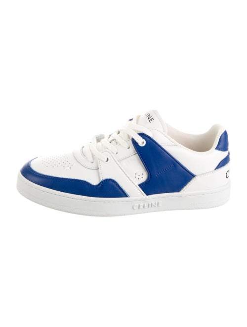 Celine Leather Colorblock Pattern Sneakers