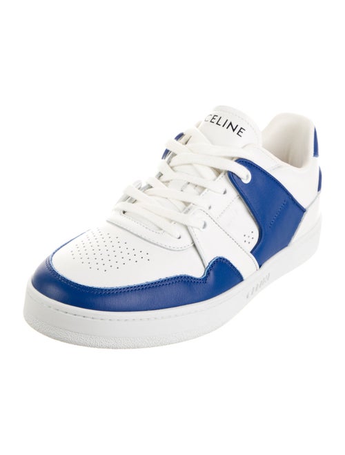 Celine Leather Colorblock Pattern Sneakers