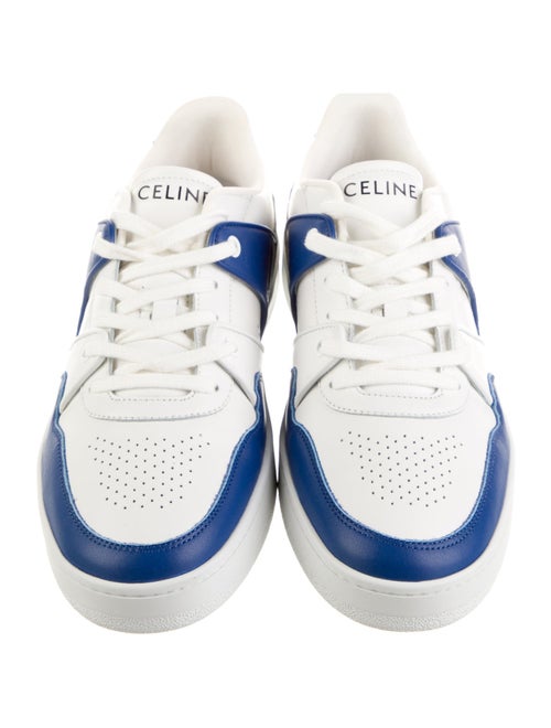 Celine Leather Colorblock Pattern Sneakers
