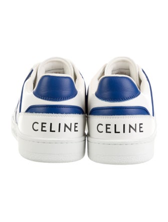 Celine Leather Colorblock Pattern Sneakers