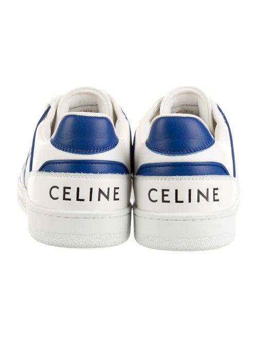 Celine Leather Colorblock Pattern Sneakers