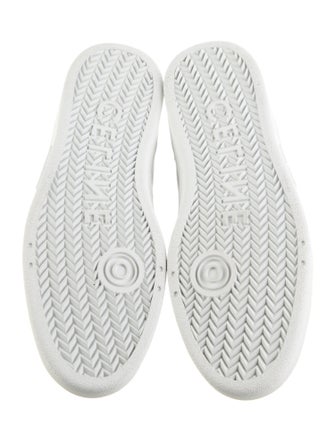 Celine Leather Colorblock Pattern Sneakers