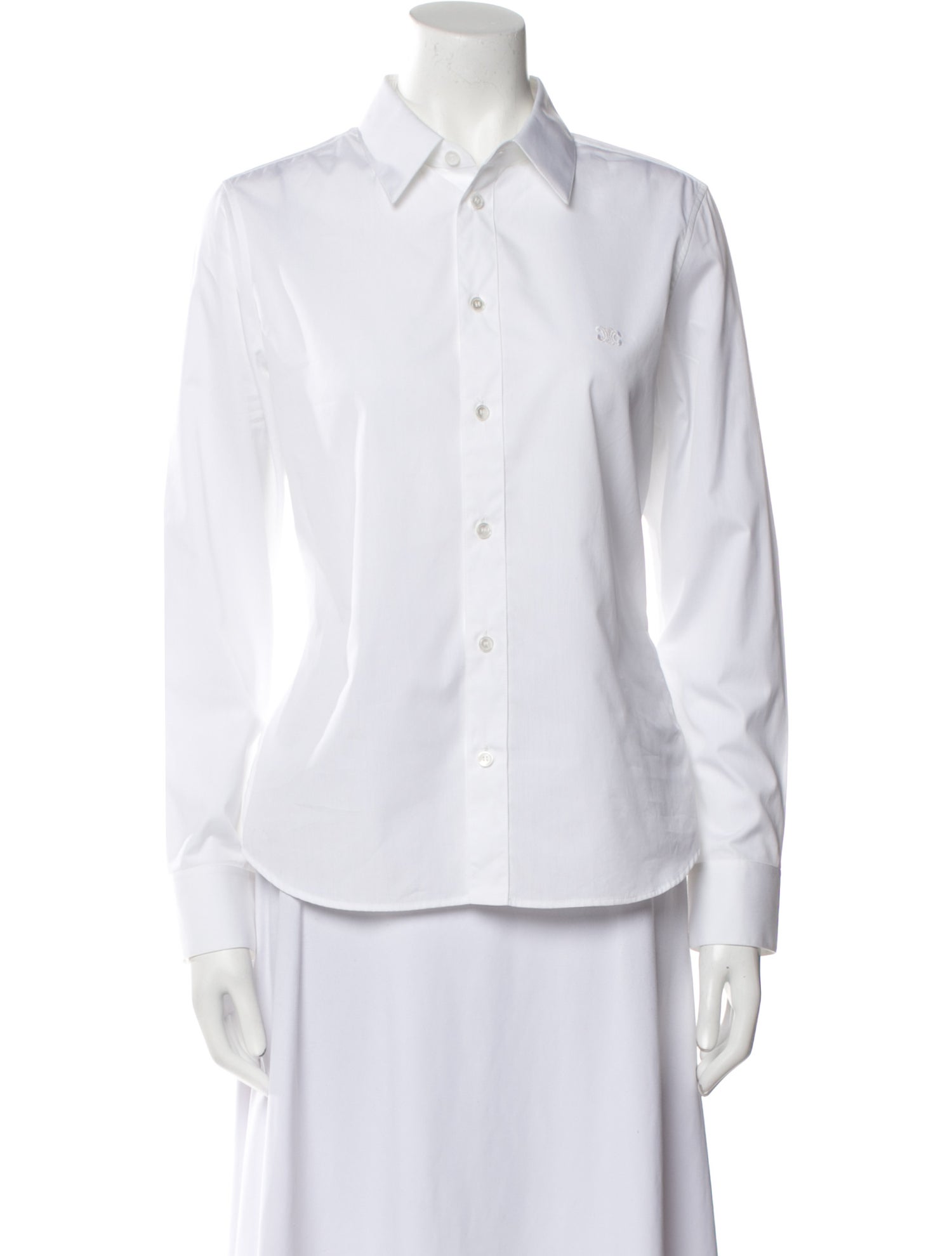 Celine Long Sleeve Button-Up Top w/ Tags