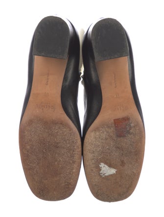 Celine Leather Colorblock Pattern Sock Boots