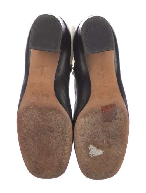 Celine Leather Colorblock Pattern Sock Boots