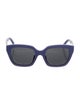 Celine Square Tinted Sunglasses