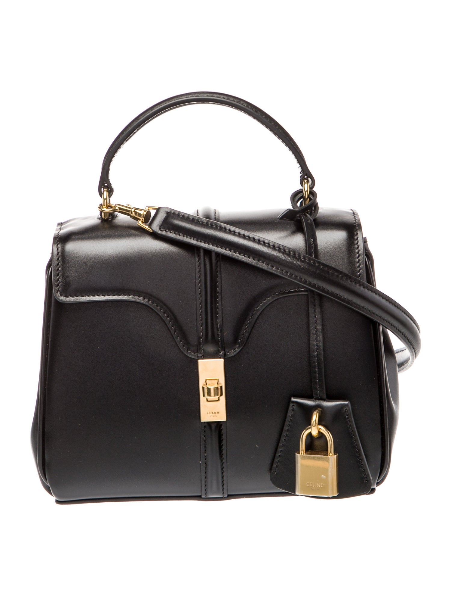 Celine Leather Mini 16 Bag 2023