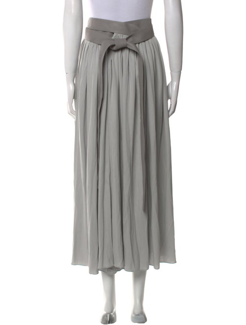 Celine Pleated Accents Midi Length Skirt