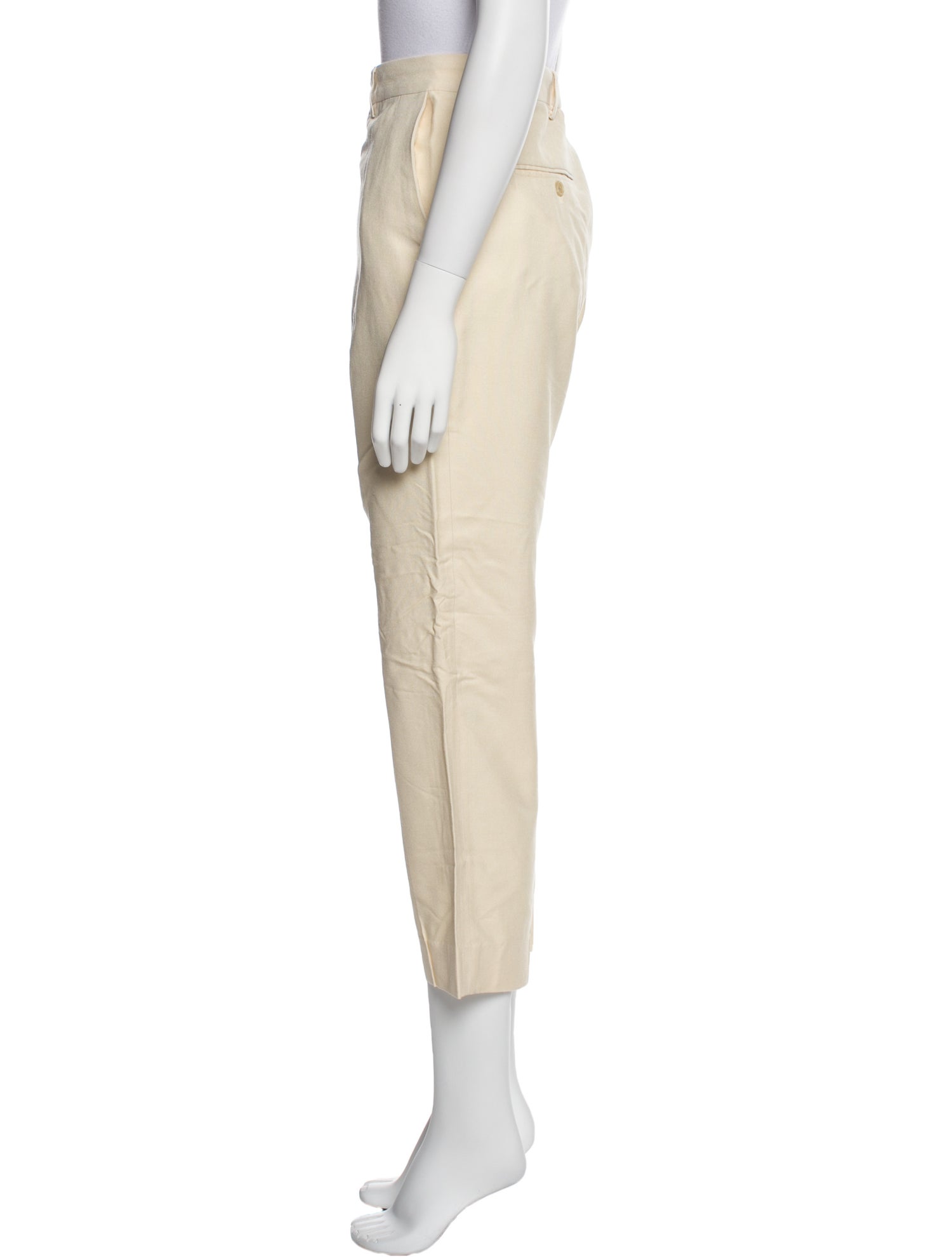 Celine Silk Straight Leg Pants