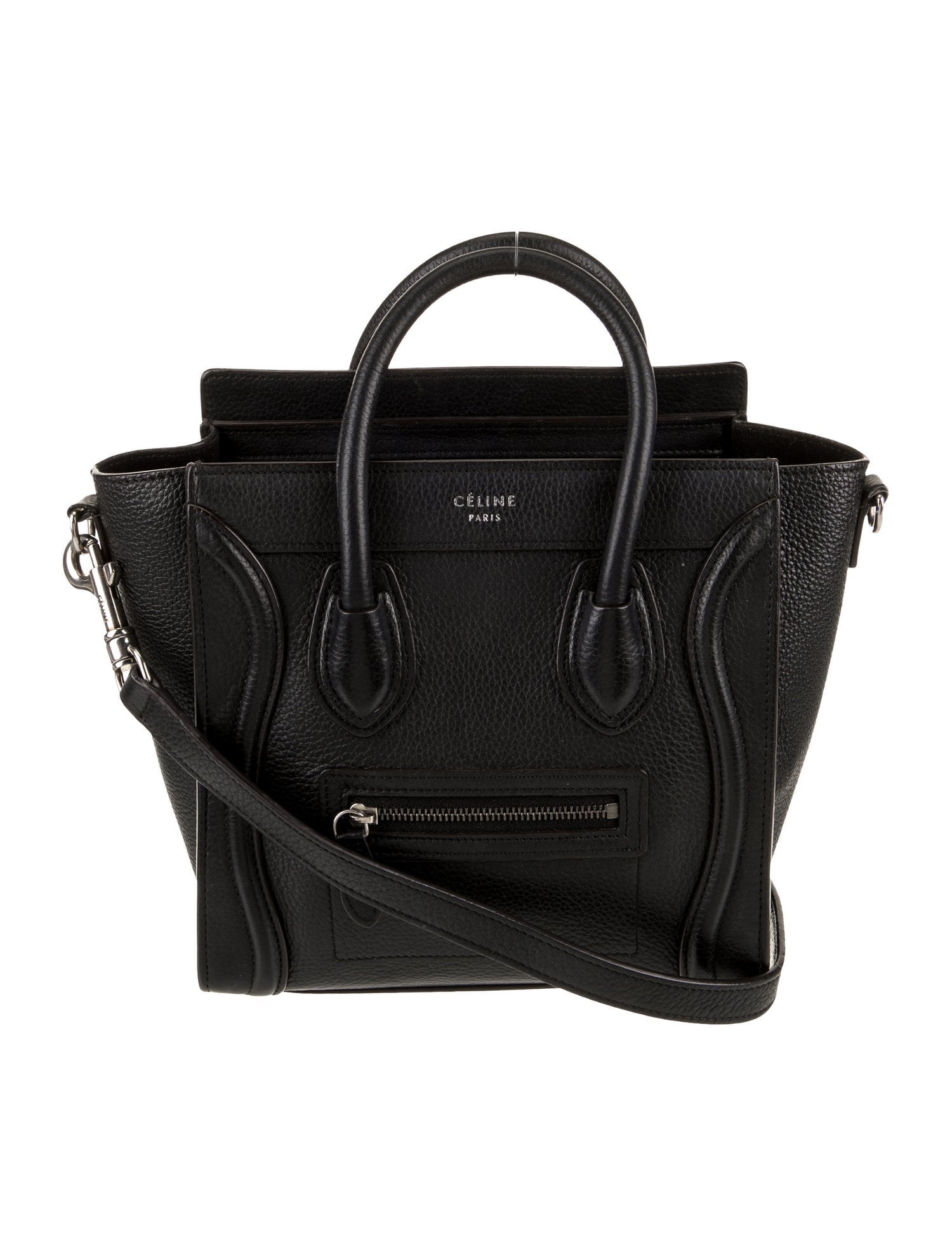 Celine Leather Luggage Nano
