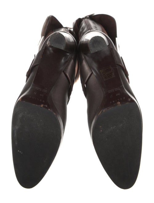 Celine Suede Fur Trim Boots