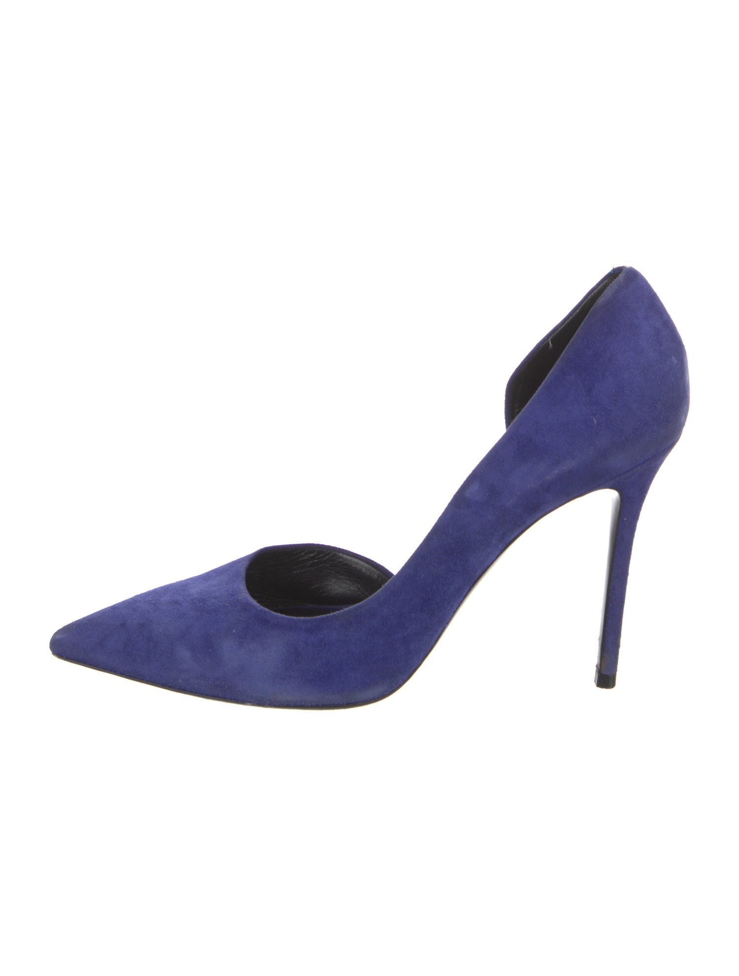 Celine Suede D'Orsay Pumps