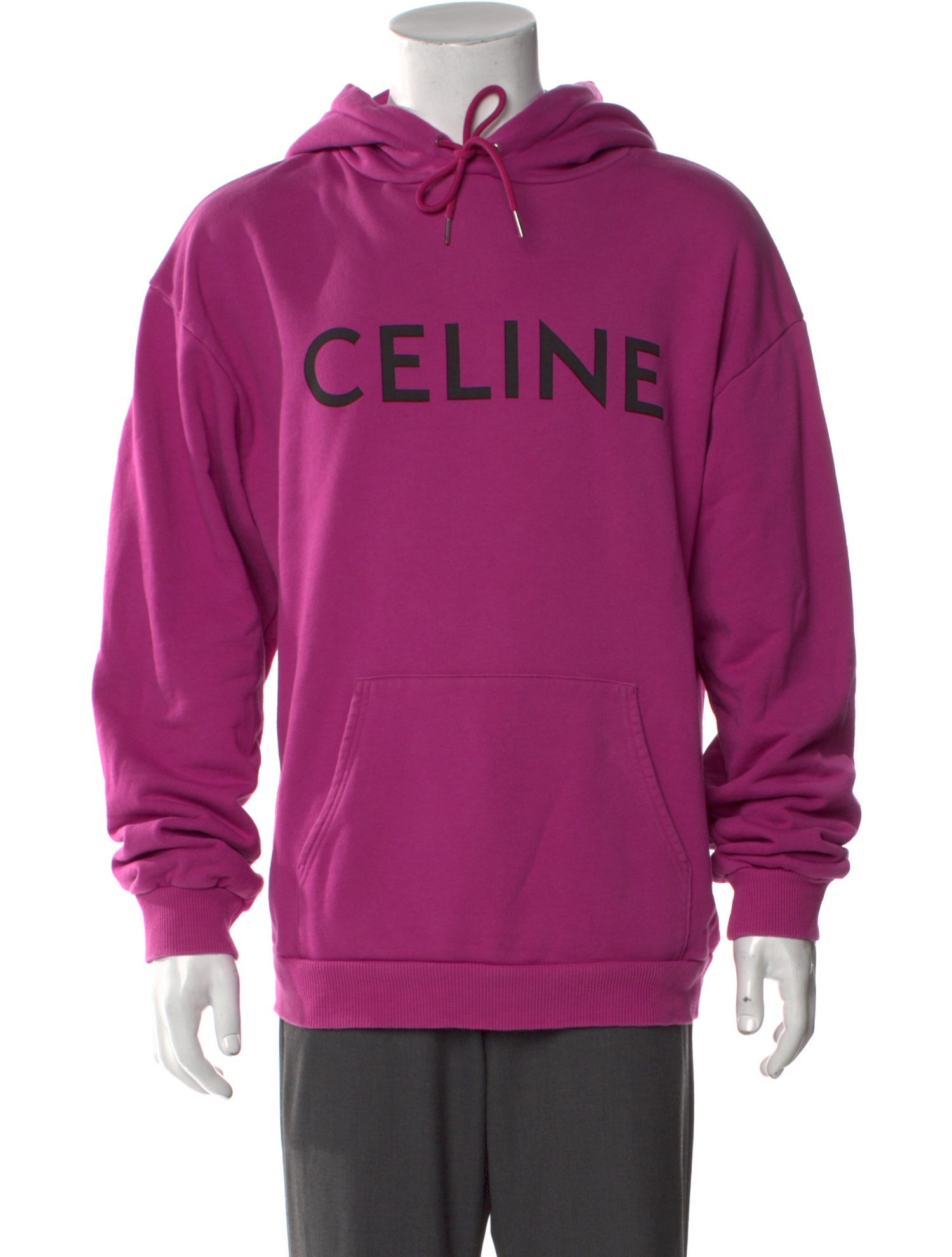 Celine Graphic Print Crew Neck Hoodie