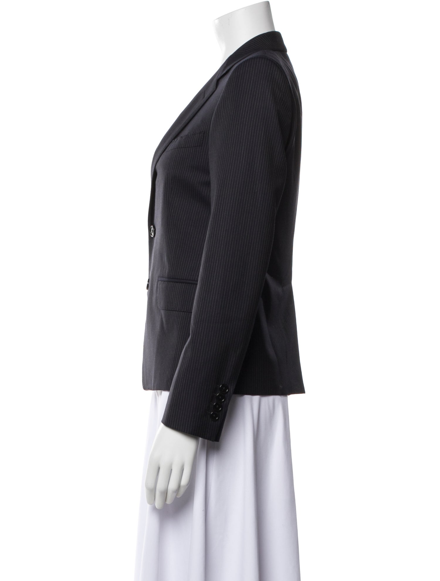 Celine Wool Striped Blazer