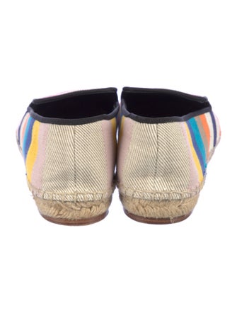 Celine Canvas Striped Espadrilles