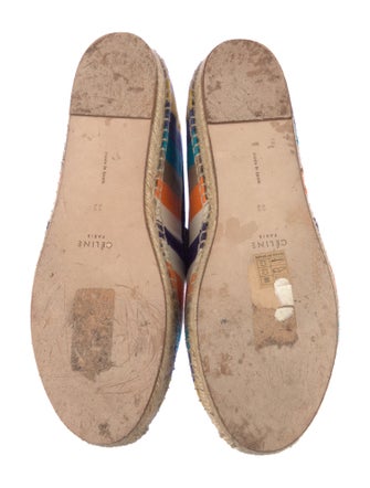 Celine Canvas Striped Espadrilles