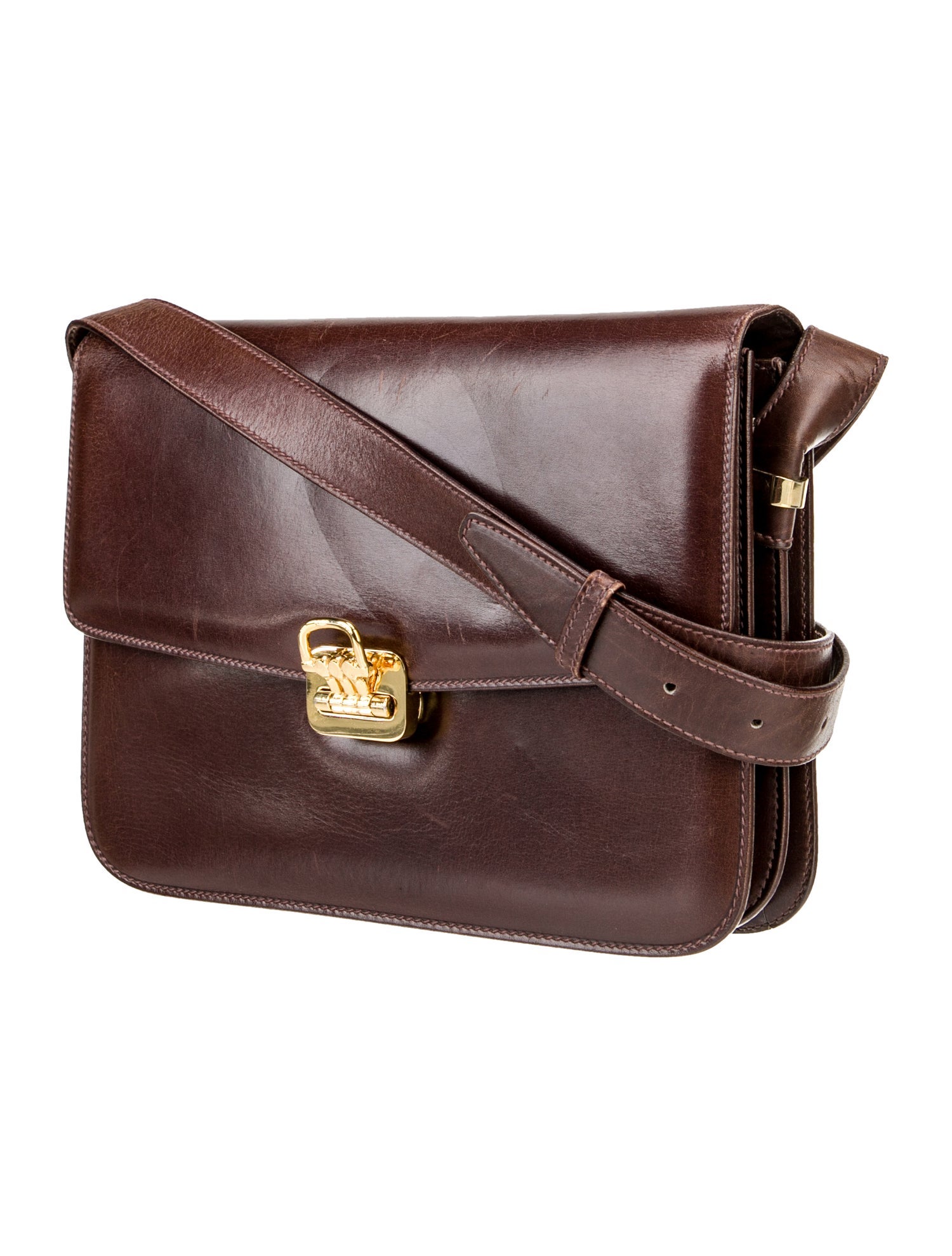 Celine Leather Crossbody Bag Vintage