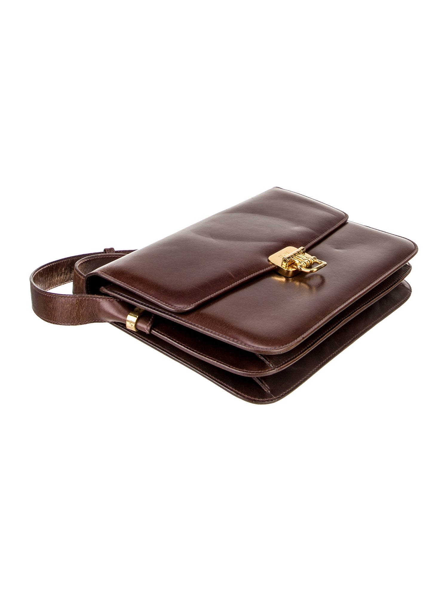 Celine Leather Crossbody Bag Vintage