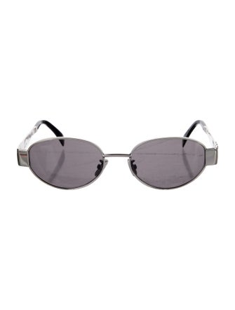 Celine Triomphe Metal Round Sunglasses