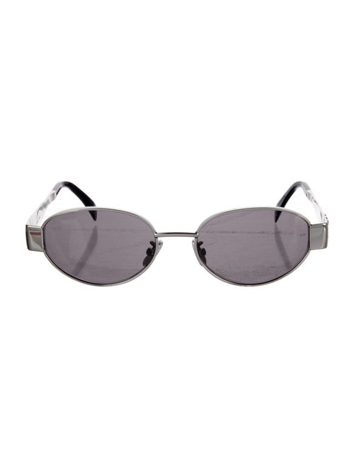 Celine Triomphe Metal Round Sunglasses