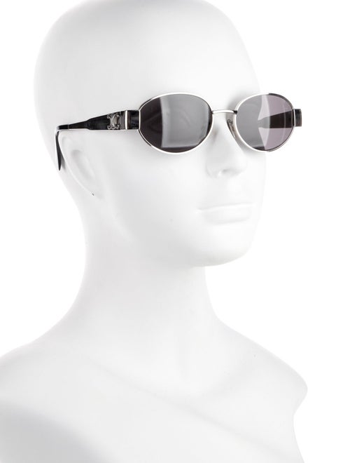 Celine Triomphe Metal Round Sunglasses