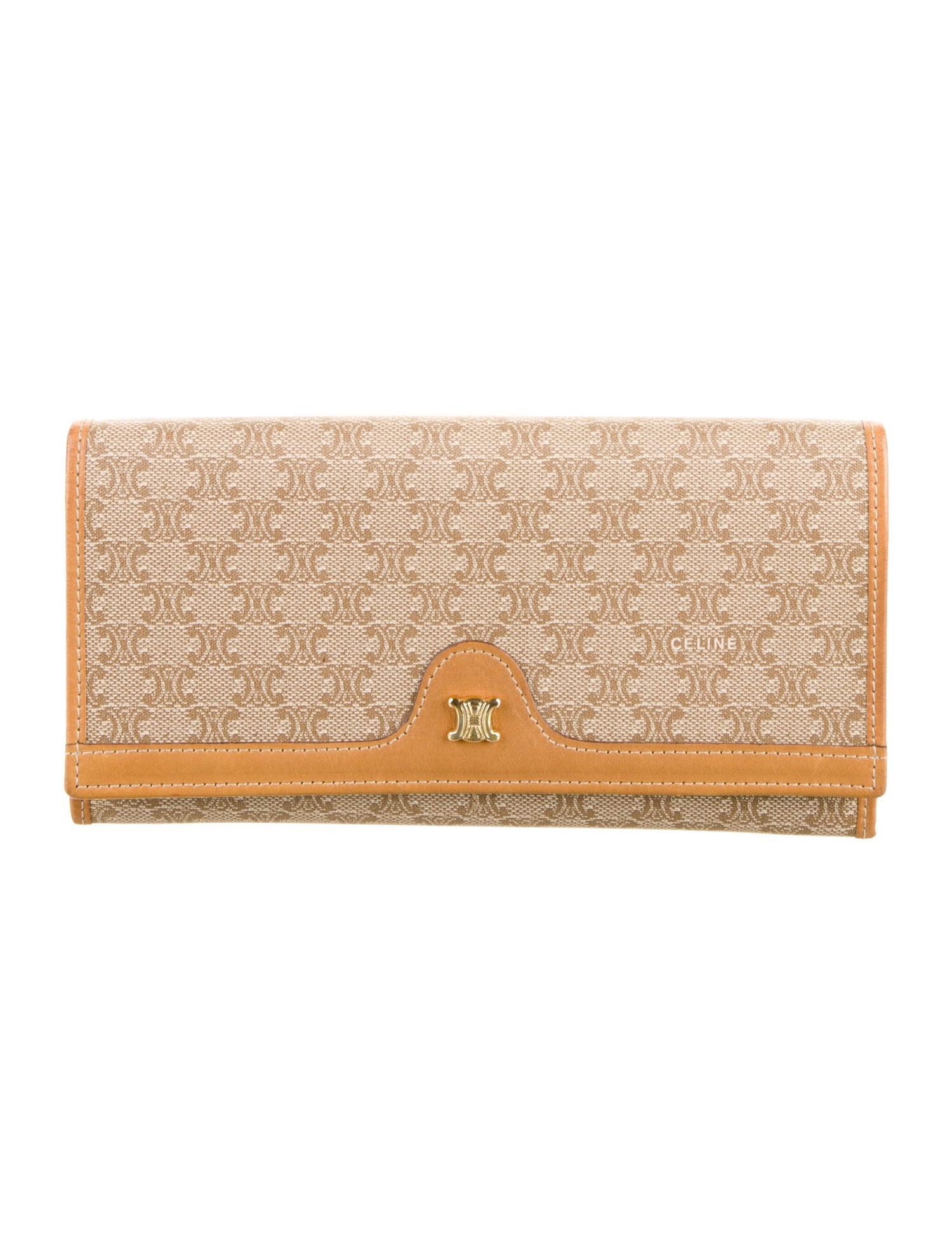 Celine Vintage Vintage Macadam Continental Wallet Continental Wallet