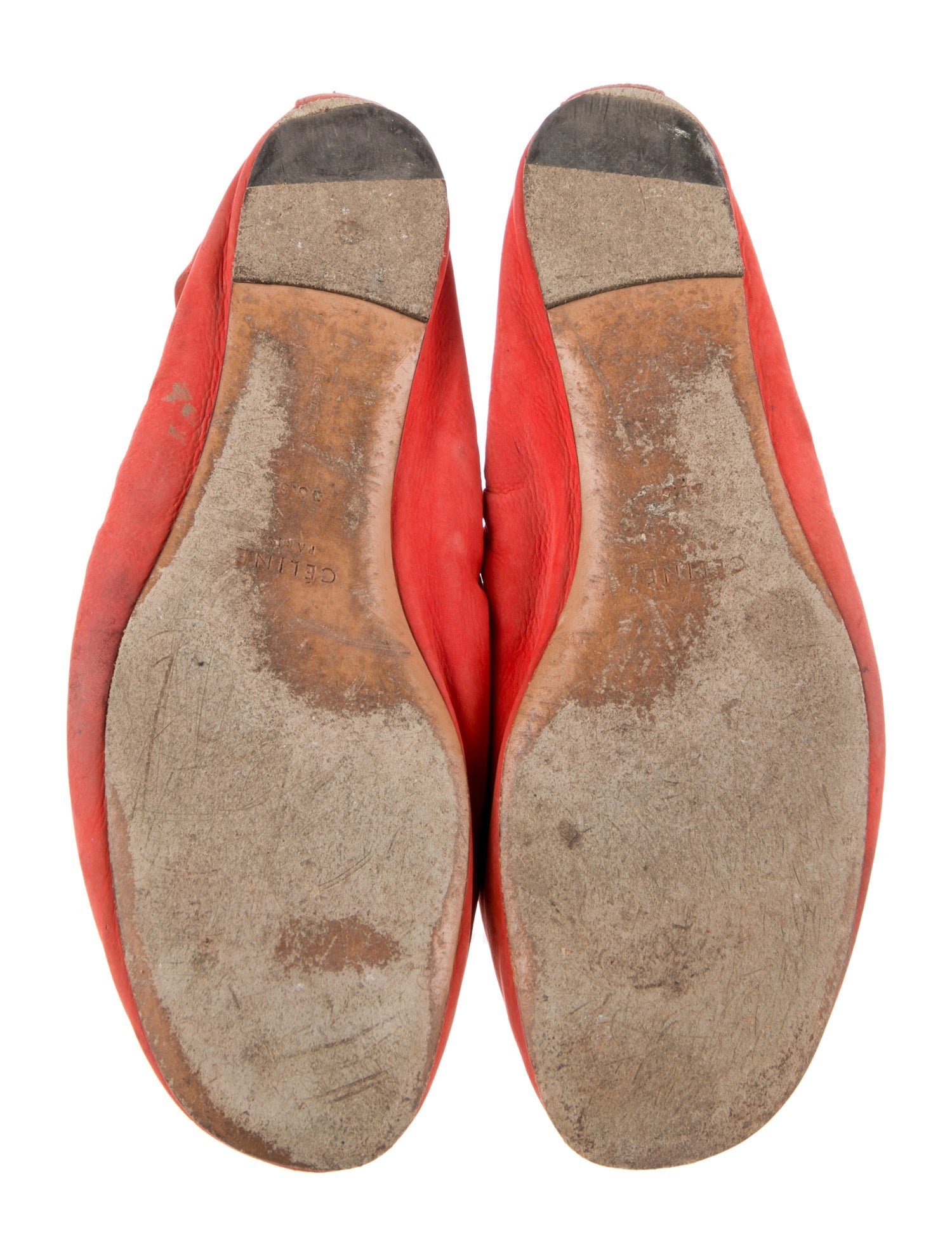 Celine Suede Ballet Flats