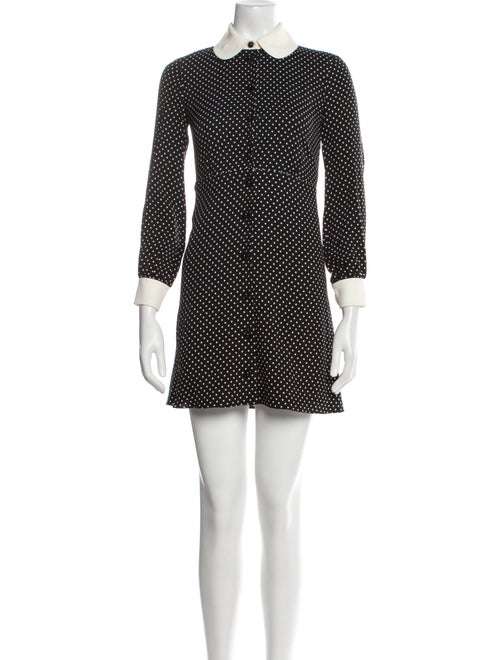 Celine Polka Dot Print Mini Dress