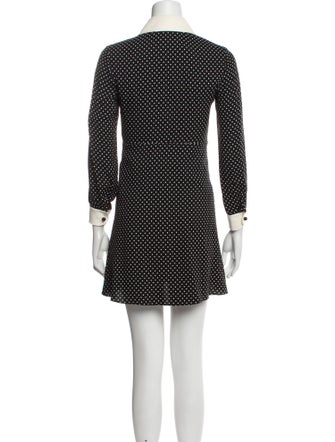 Celine Polka Dot Print Mini Dress