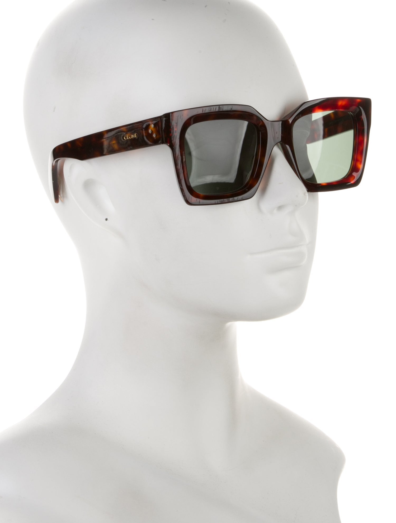 Celine Square Tinted Sunglasses