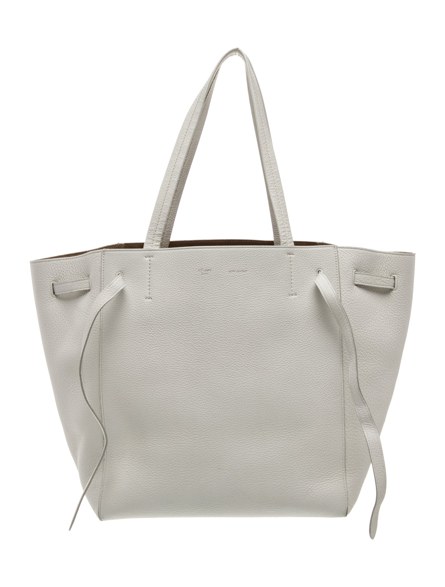 Celine Leather Cabas Phantom w/Belt Small