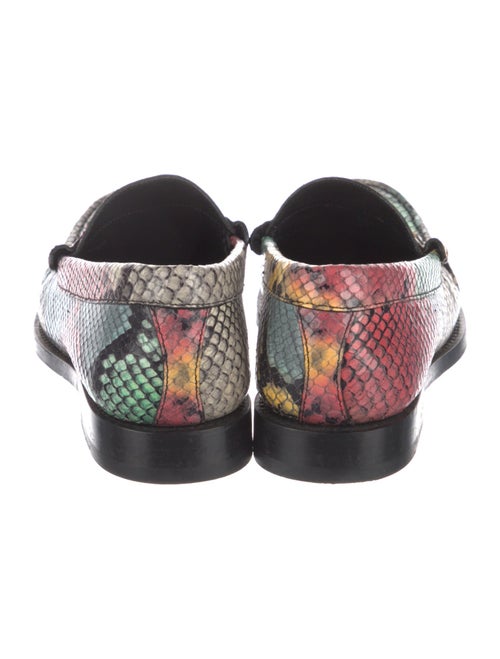 Celine Python Animal Print Loafers