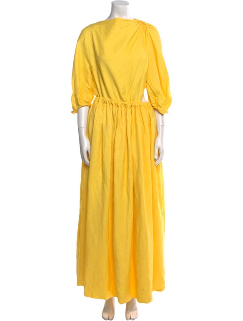Celine Linen Long Dress