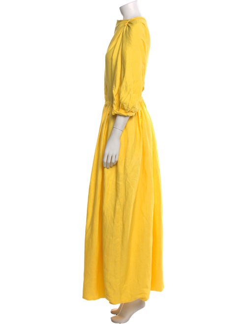 Celine Linen Long Dress